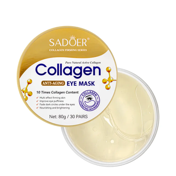 Патчи гидрогелевые под глаза антивозрастные Sadoer Collagen, 60 шт