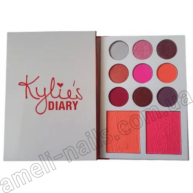 Палетка тіней та рум'ян Kylie Diary Pressed Powder Palette