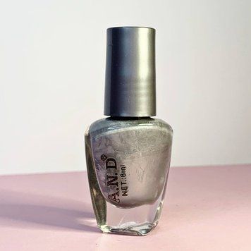 Лак для стемпінгу та штампів A.N.D. 8 ml (срібний) №93