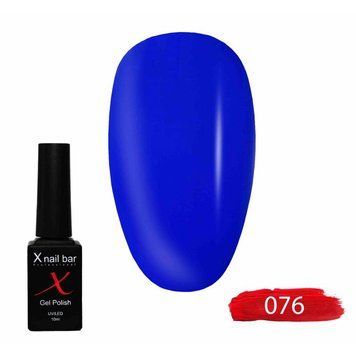 Гель-лак для нігтів, для манікюру X Nail Bar Professional 10ml №076