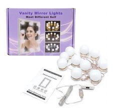 Подсветка для зеркала LED с регулировкой яркости Vanity Mirror Lights, 10 ламп
