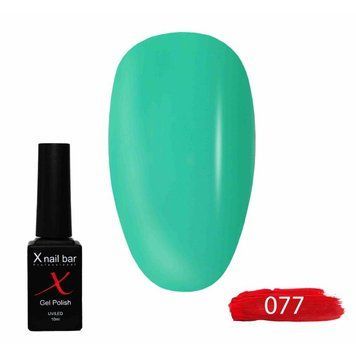 Гель-лак для нігтів, для манікюру X Nail Bar Professional 10ml №077