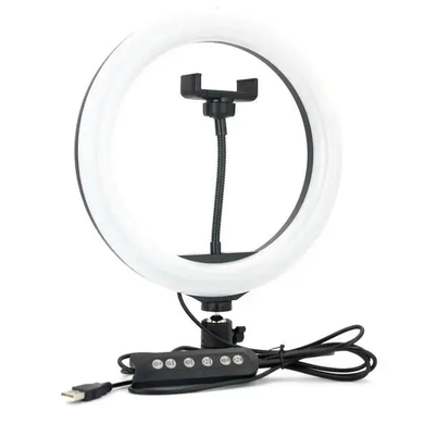 Кільцева LED-лампа для фото, селфі RGB MJ-30 + Штатив
