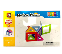 Магнітний конструктор для дітей на 22 деталей Magical Magnet (іграшка для дитини, подарунок для хлопчика)