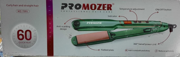 Плойка для волос "Утюжок" ProMozer MZ-7091 Зеленый