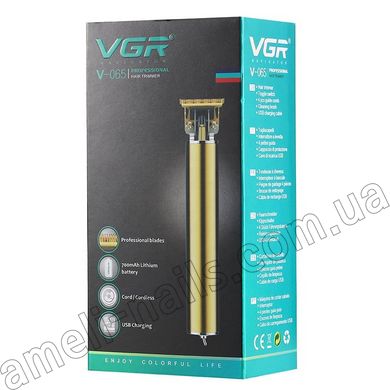Машинка-тример VGR V-065 5 Вт для стрижки волосся, бороди, а також для моделювання бороди та стрижки
