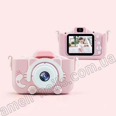 Противоударный цифровой детский фотоаппарат игрушка, видеокамера Котик Smart Kids Camera 3 Series игрушки