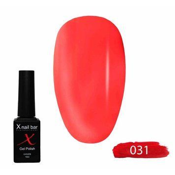 Гель-лак для нігтів, для манікюру X Nail Bar Professional 10ml №031