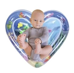 Надувной коврик для детей "Океанариум", сердце (акваковрик, водный игровой коврик детский)