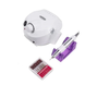 Фрезер для маникюра BeeNails BN-202C, 65W 45 000 об/мин (ZS-601) (белый) (Аппарат для маникюра и педикюра)