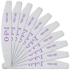 Пилки 25 шт для нігтів OPI 100/150