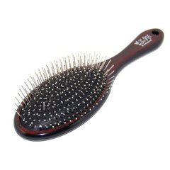 Массажная расческа для волос (гребень для расчесывания волос) SaMi 5005-WM (темное дерево)