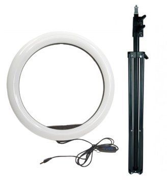 Кільцева LED лампа для фото, селфі RL-14 mini 36 см +штатив
