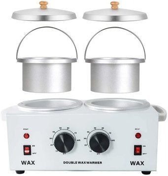 Баночний воскоплав подвійний Double Wax Warmer, для розігріву воску, депіляції (воскоплав на 2 банки)