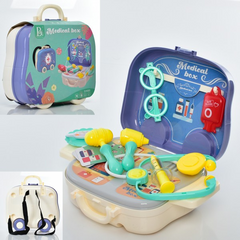 Детский набор доктор в чемодане S-21 17 деталей (игровой набор, игрушки для детей)