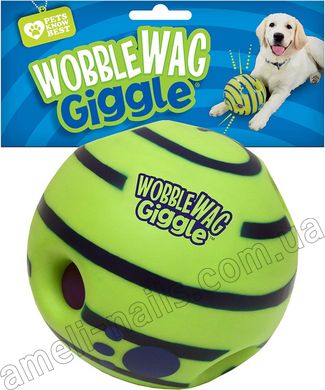 Іграшка для собак "М'яч хіхікаючий" Wobble Wag Giggle