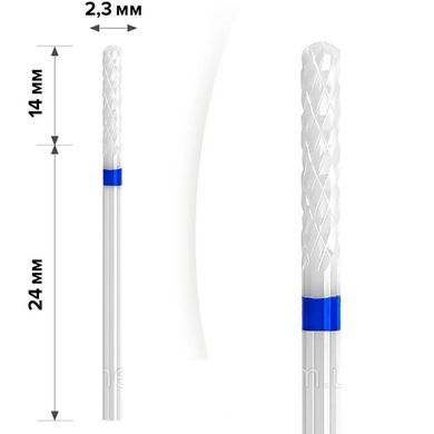 Фреза керамическая "Прямая" синяя премиум