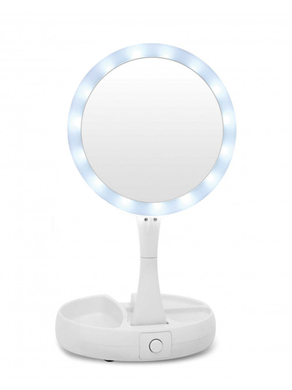 Косметическое настольное зеркало для макияжа с LED подсветкой My Foldaway Mirror