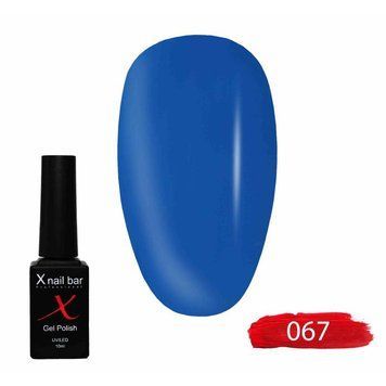 Гель-лак для нігтів, для манікюру X Nail Bar Professional 10ml №067