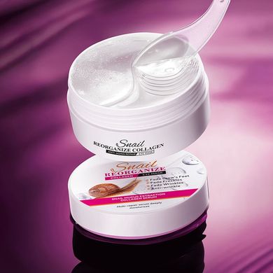 Патчи гидрогелевые Sadoer Snail Reorganize Collagen Eye Mask, 60 шт