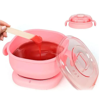 Стартовый набор для депиляции пленочным воском "For home Silicone edition" (воскоплав силиконовый, воск, шпатели)