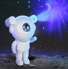 Проектор-нічник зоряне небо "Космонавт" тип В, з блютуз колонкою (дитячий нічник-проектор)