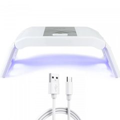 LED+UV Лампа для манікюру портативна Sun BQ-3T, 36W (білий) (Лампа для сушіння нігтів)