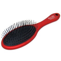 Массажная расческа для волос (гребень для расчесывания волос) SaMi 5005-RSTW (Красная)