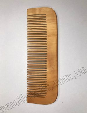 Гребінець для розчісування волосся дерев'яний № В ширина 14.5 см