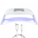 LED+UV Лампа для маникюра портативная BQ-3T, 36W (белый) (Лампа для сушки ногтей)