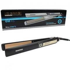 Плойка утюг для выравнивания волос Gemei GM-416 (выпрямитель для волос, утюжок)