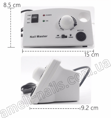 Фрезер для манікюру та педикюру Nail Master ZS-602 65 Вт 45 000 об/хв (колір в асортименті) (Апарат для манікюру та педикюру)