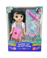 Детская игрушка кукла врач Baby Nalve (кукла для детей)