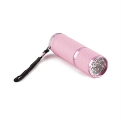 LED Лампа-ліхтарик для сушіння гель-лаку (міні лампа для нігтів) рожевий