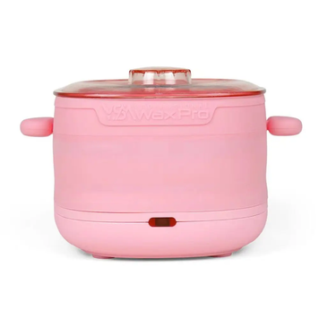 Воскоплав банковий силіконовий складаний Wax Warmer YSM-1002A 400 мл 100 Вт Рожевий