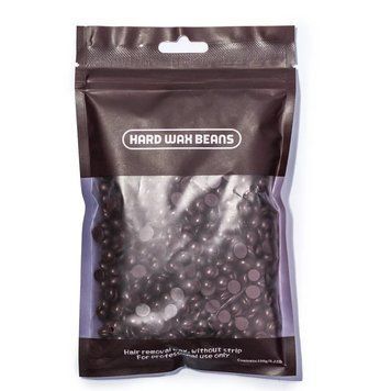 Віск плівковий у гранулах для депіляції, для воскоплава Hard Wax Beans 100 г Кавовий