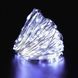 Гирлянда роса серебряная проволока 200 LED на USB, 20 м с пультом д/у (белый свет)