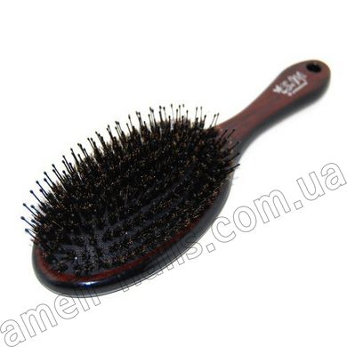 Масажний гребінець для розчісування волосся SaMi 5005-WB (Темне дерево)