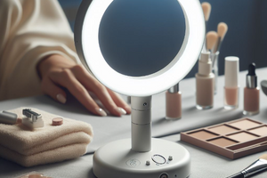 "Использование кольцевой лампы в макияже: советы и трюки"