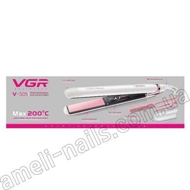 Плойка випрямляч для волосся VGR 505 (утюжок для волосся)