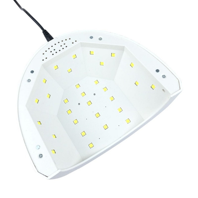 Стартовый маникюрный набор для начинающих: Лампа для маникюра LED/UV 24/48 W, база и топ для маникюра