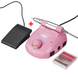 Фрезер для манікюру та педикюру Nail Master ZS-603 65 Вт 45 000 об/хв в комплекті з педаллю (рожевий) (Апарат для манікюру та педикюру)