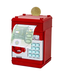Копилка-сейф с кодовым замком Number bank Красный