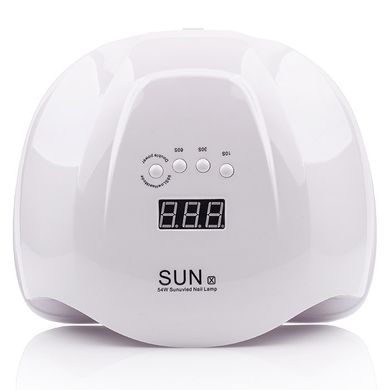 Стартовий манікюрний набір для початківців: Лампа для манікюру Sun X, 54 Вт, база та топ для манікюру