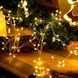 Гірлянда роса зелений дріт 600 LED на USB, 20 м з пультом д/к (тепле світло)