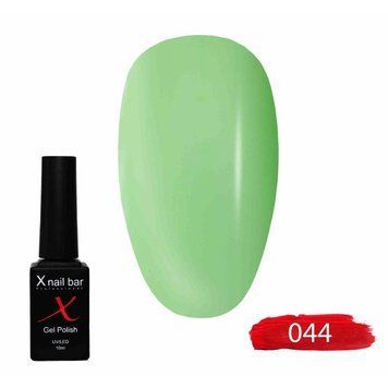 Гель-лак для нігтів, для манікюру X Nail Bar Professional 10ml №044