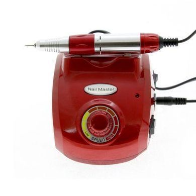 Фрезер для манікюру та педикюру Nail Master ZS-603 65 Вт 45 000 об/хв в комплекті з педаллю (червоний) (Апарат для манікюру та педикюру)