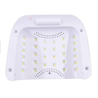 LED+UV Лампа для манікюру з акумулятором BQ-V10, 120W 7800mAh (Лампа для сушіння нігтів)