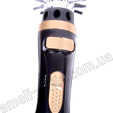 Фен-щітка для сушіння волосся, що обертається Rozia HC-8112 (браш, стайлер для укладання, фен щітка)