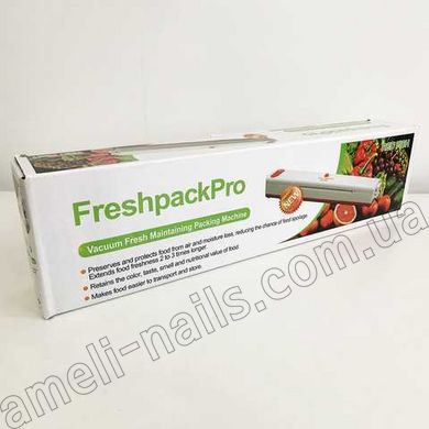 Вакууматор побутовий вакуумний пакувальник Freshpack Pro G-88 для їжі